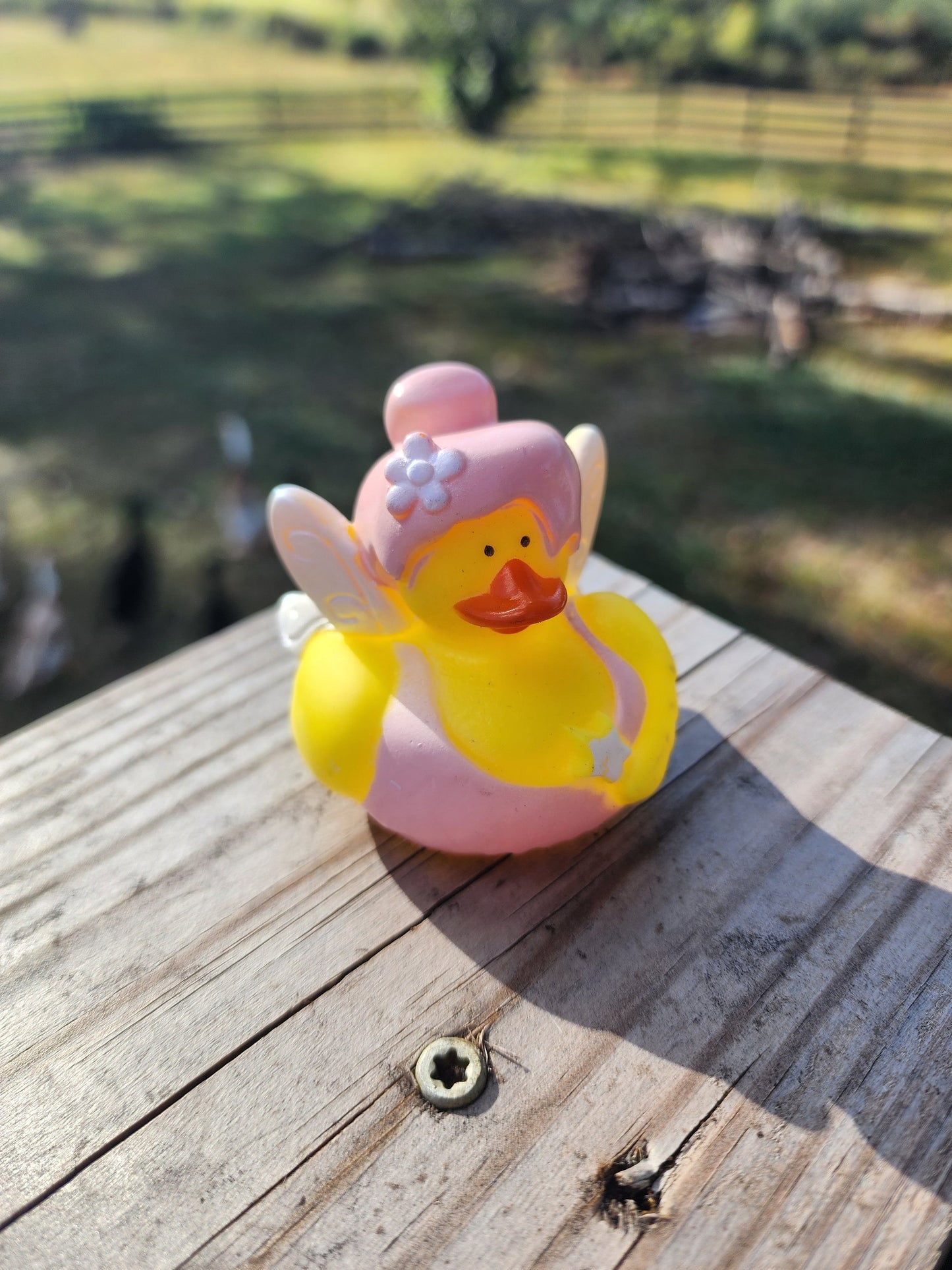 Magic Pixie Fairy Themed Yellow Rubber Ducks Office Desk Toy Gift for Friend Fairy Gift - Purple Fairy Pink Fairy - Individuals or Pack of 2