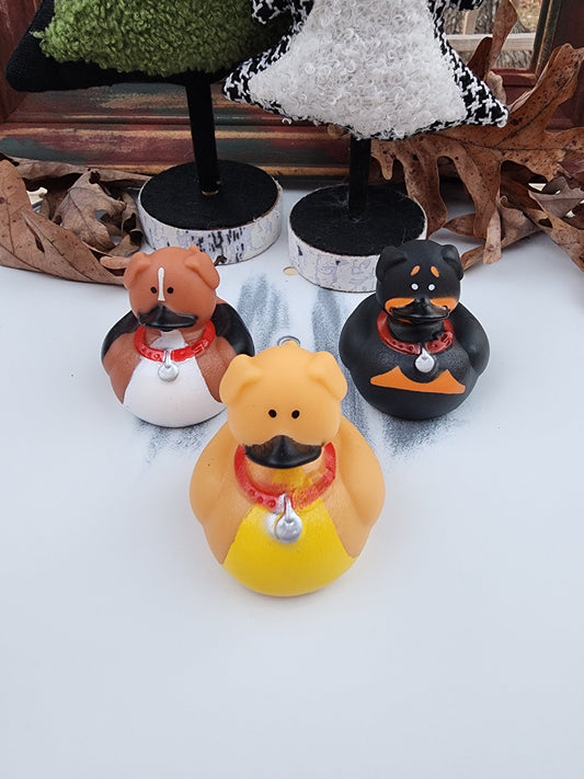 Puppy Dog Rubber Ducks | Cute Novelty Gifts | Dog Lover | Office Desk Toy | Gift for Friend | Animal Gift | Individual | Pack of 3