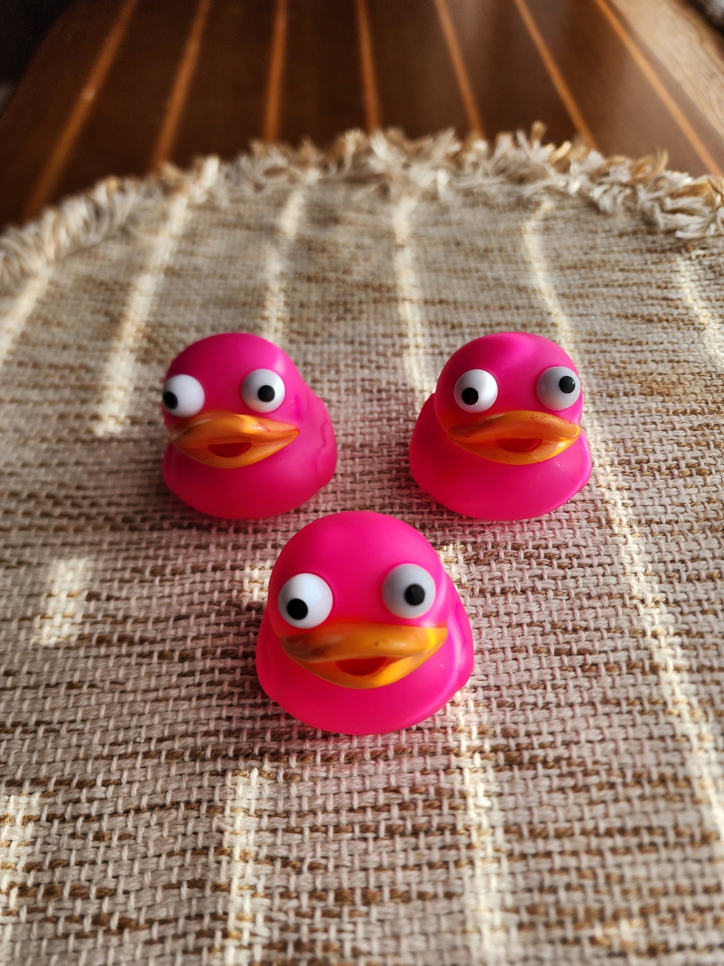 Pink Themed Rubber Duck Ducks - Individuals or Pack of 3