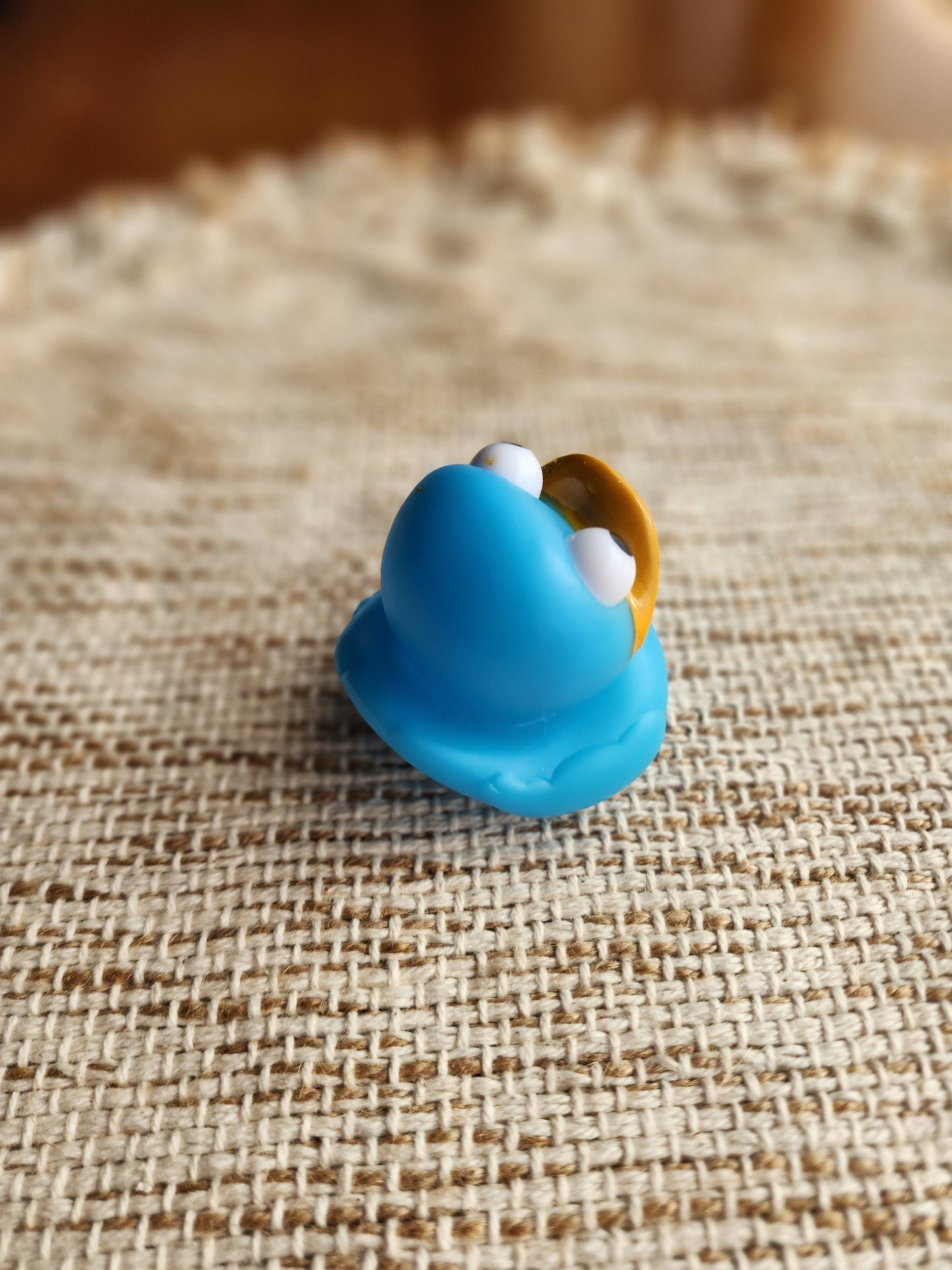 Blue Rubber Duck | Cute Novelty Gift | Bright Colors | Gift for Friend | Office Desk Toy | Individual Item | Pack of 3