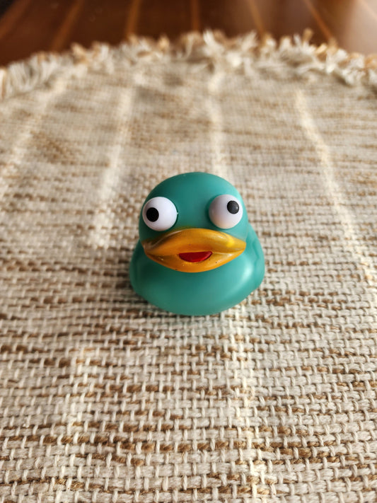 Teal Themed Rubber Duck Ducks - Individuals or Pack of 3