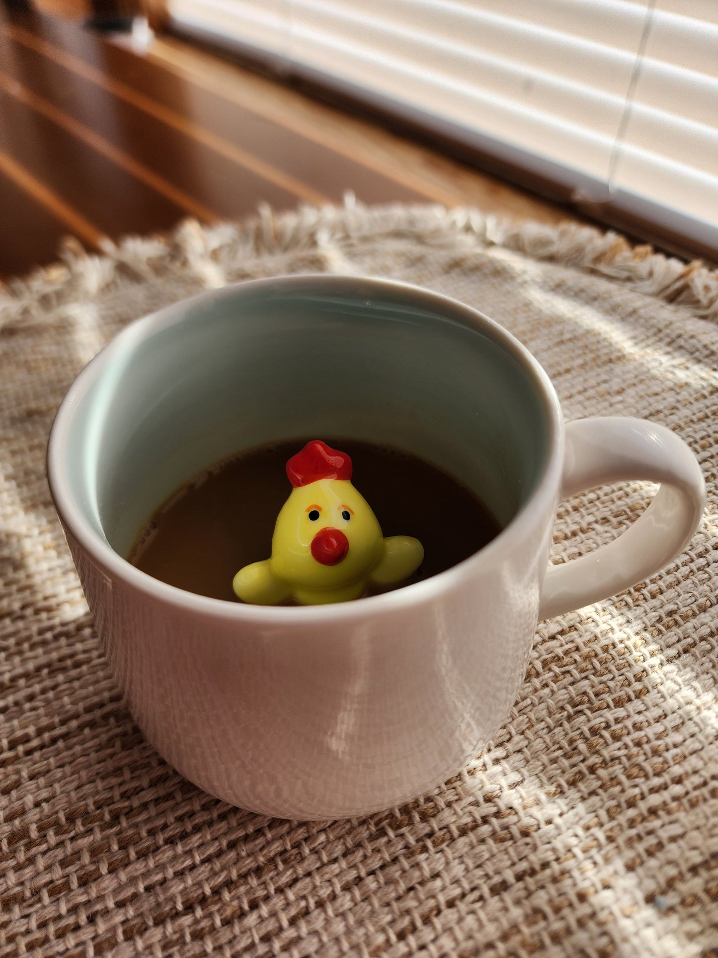 Chick Animal Mug 3D Barn Animal Ceramic Mug Cute Yellow Red Black Chick Chicken Lover Animal Lover Farm Animals