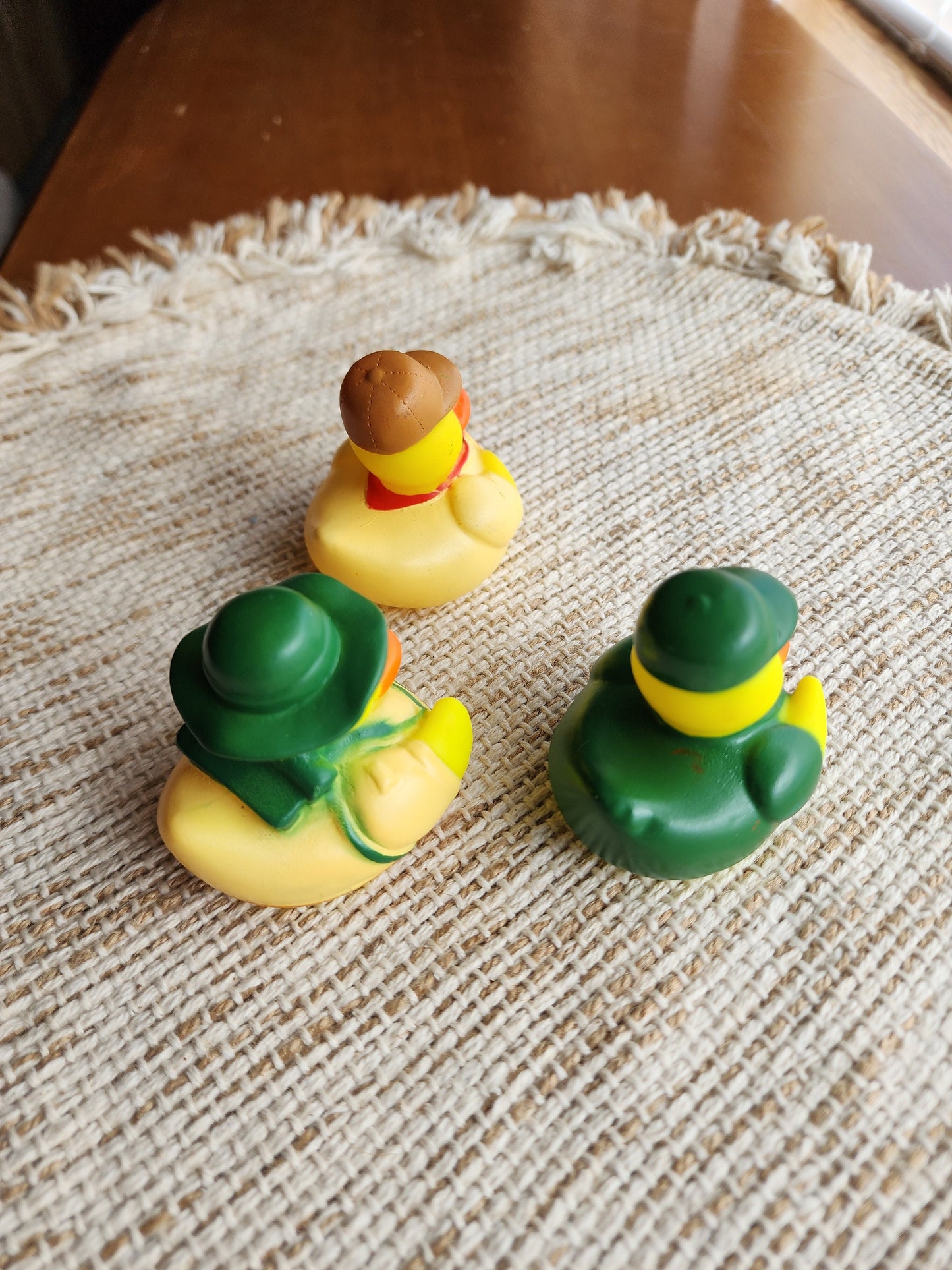 Camping Rubber Ducks | Cute Novelty Gift | Hiking Lover | Gift for Friend | Office Desk Toy | Individual Item | Pack of 3