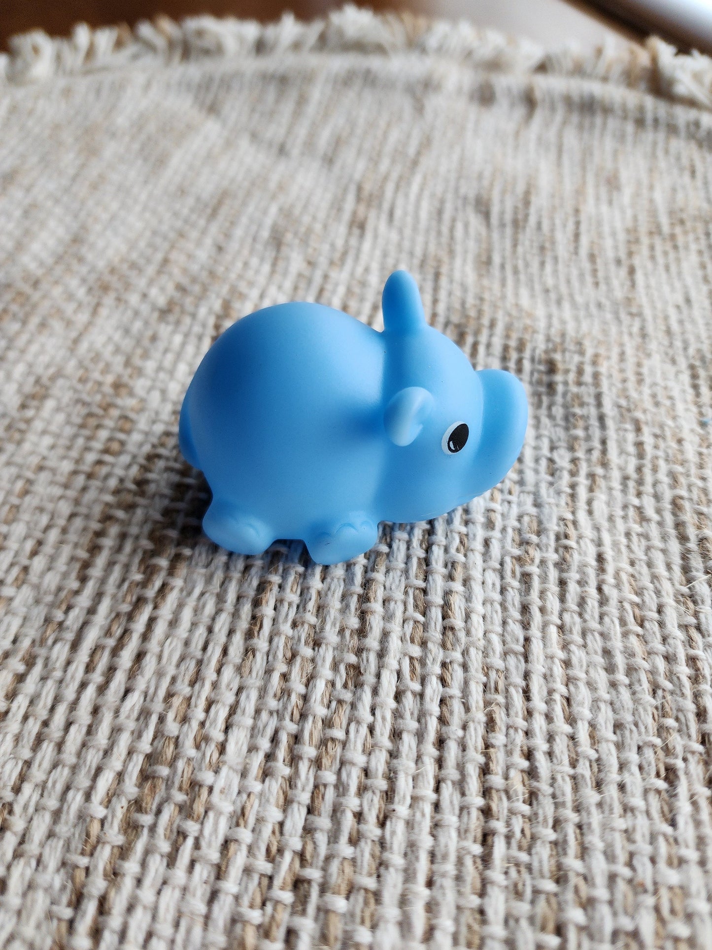 Hippo Animal Zoo Themed Blue Rubber Figure Rubber Animal Animals Rubber Duck Ducks - Blue Black White - Individual