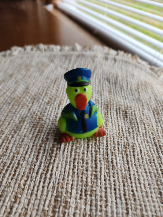 Police Funny Rubber Chicken Themed Green Rubber Chicken Chickens Rubber Duck Ducks - Green Blue Black - Individual