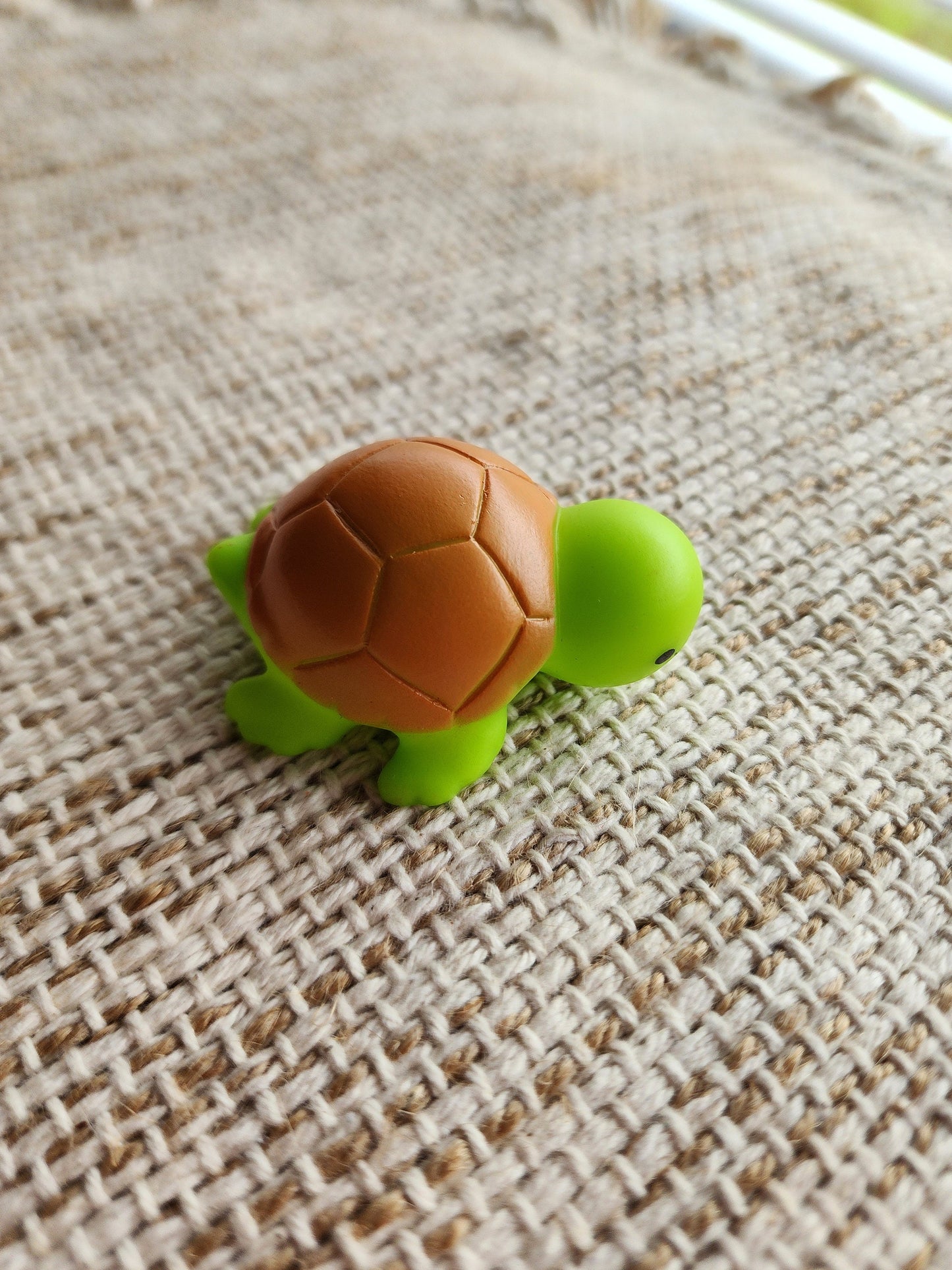 Turtle Sea Ocean Animal Themed Green Rubber Figure Rubber Animal Animals Rubber Duck Ducks - Green Brown Black - Individual