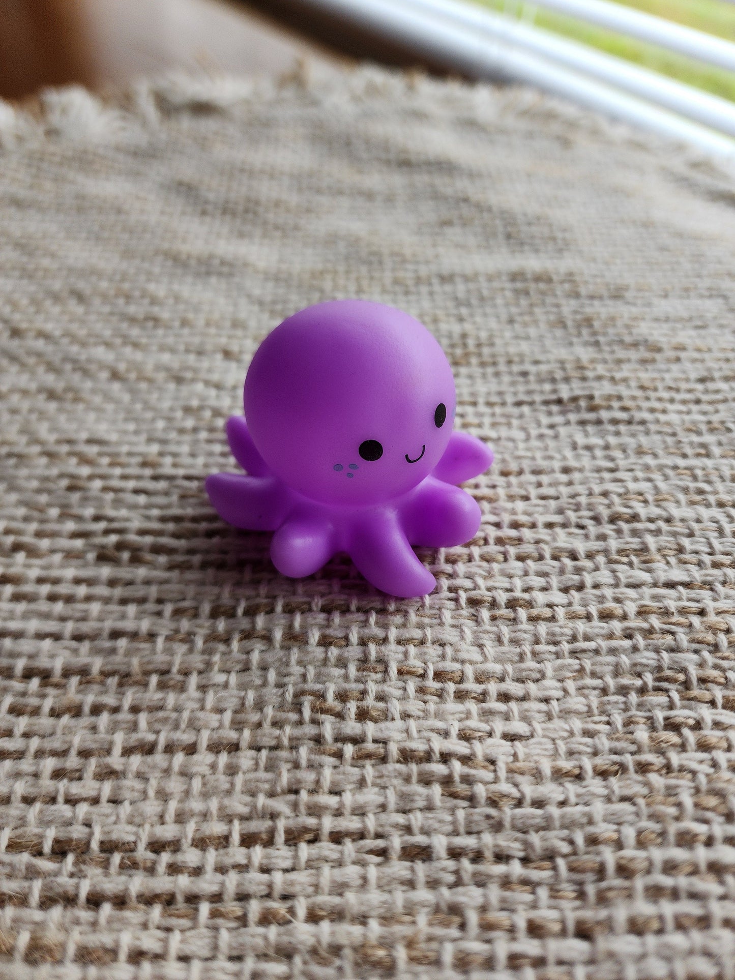 Octopus Sea Ocean Animal Themed Purple Rubber Figure Rubber Animal Animals Rubber Duck Ducks - Purple Black - Individual