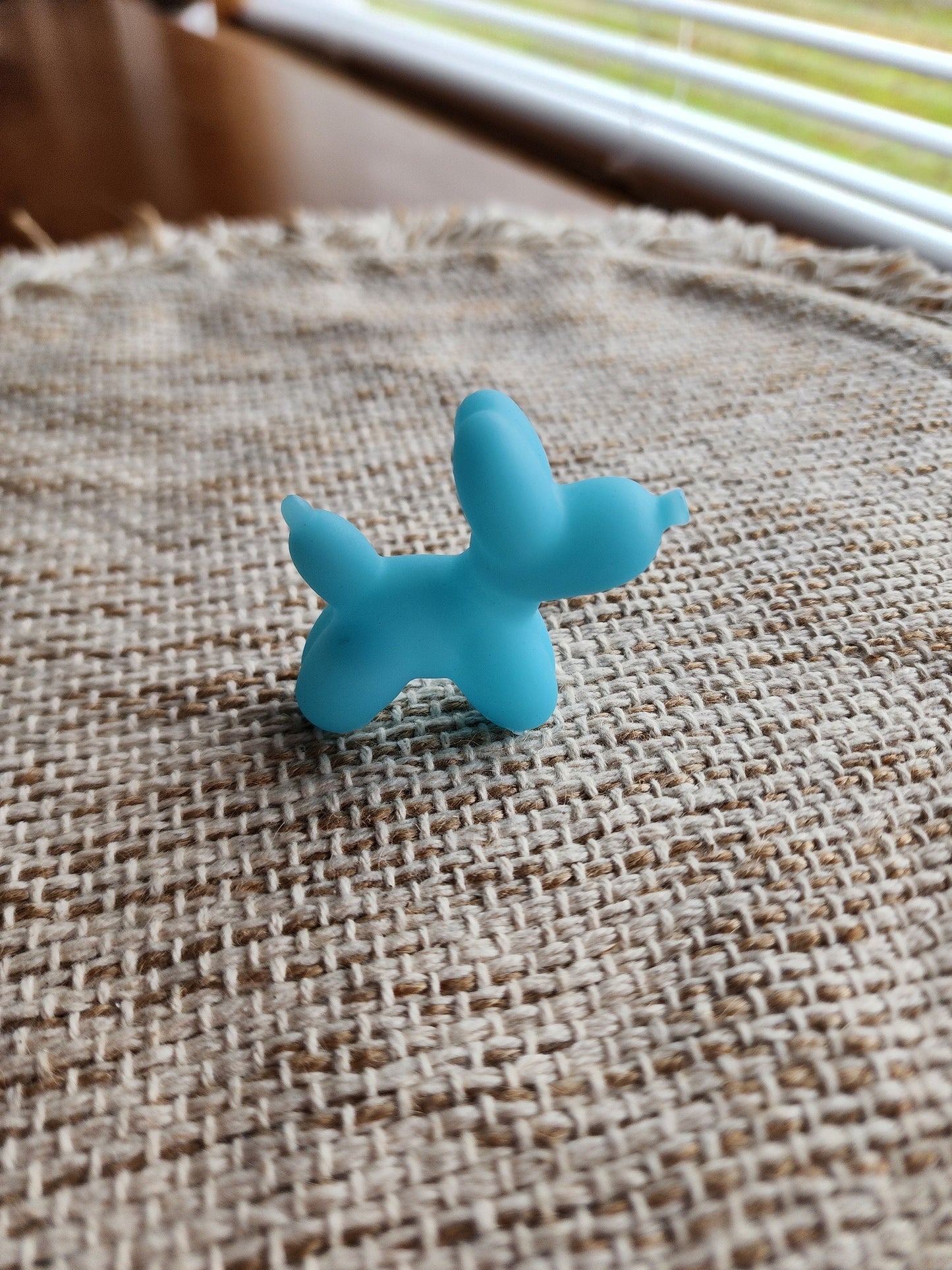 Balloon Dog Cute Rubber Balloon Dog Themed Blue Rubber Dog Dogs Rubber Duck Ducks - Blue - Individual