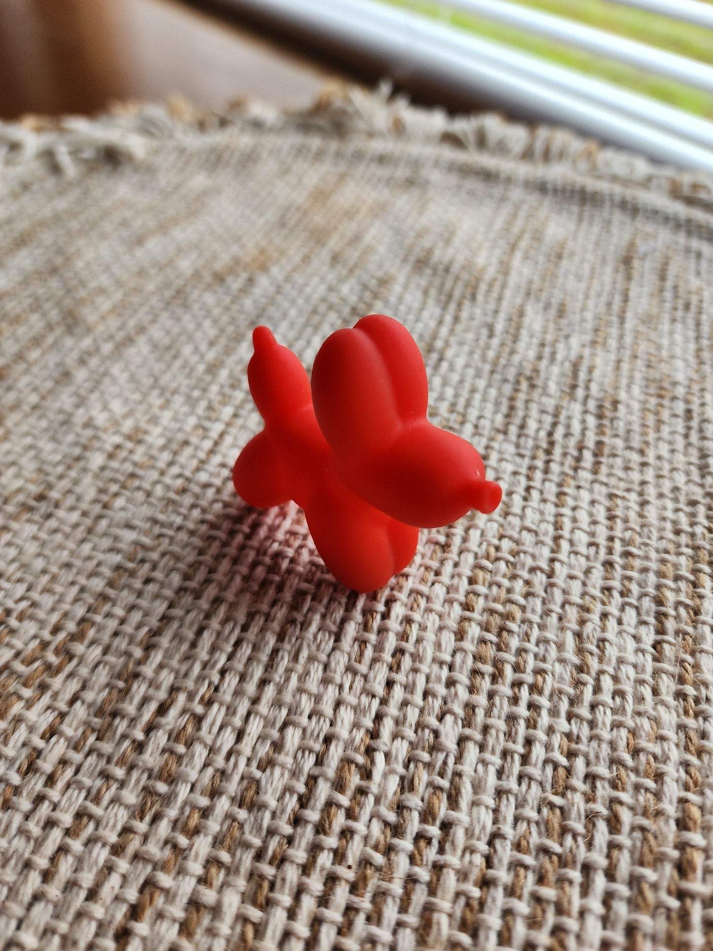 Balloon Dog Cute Rubber Balloon Dog Themed Red Rubber Dog Dogs Rubber Duck Ducks - Red - Individual