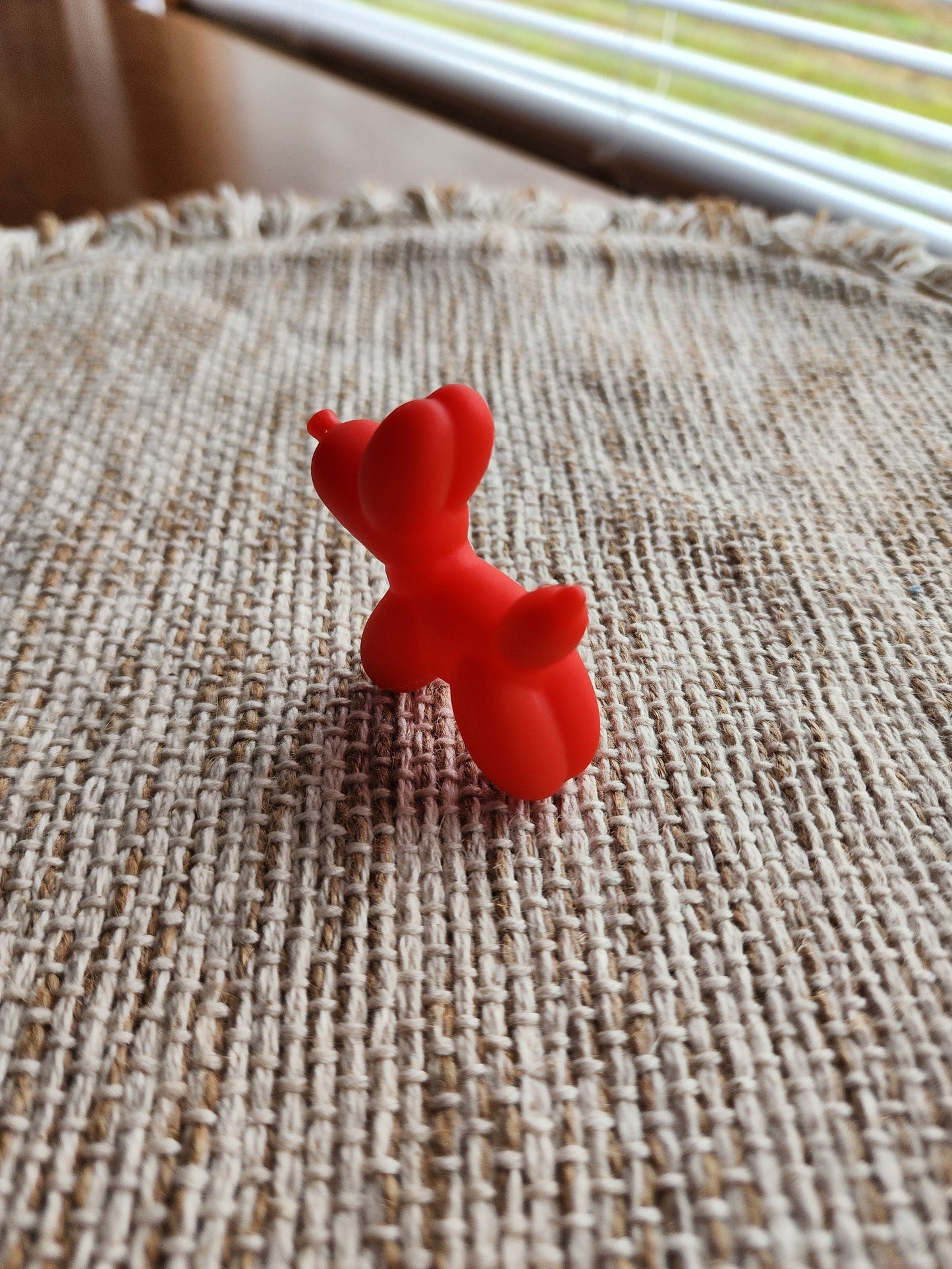 Balloon Dog Cute Rubber Balloon Dog Themed Red Rubber Dog Dogs Rubber Duck Ducks - Red - Individual