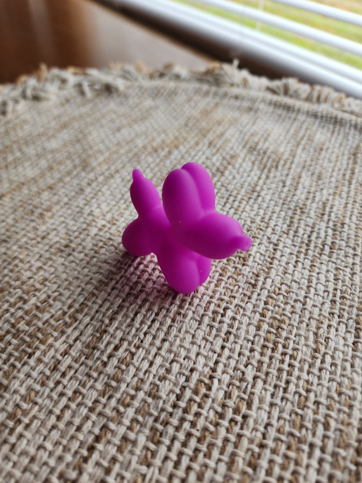 Balloon Dog Cute Rubber Balloon Dog Themed Purple Rubber Dog Dogs Rubber Duck Ducks - Purple - Individual