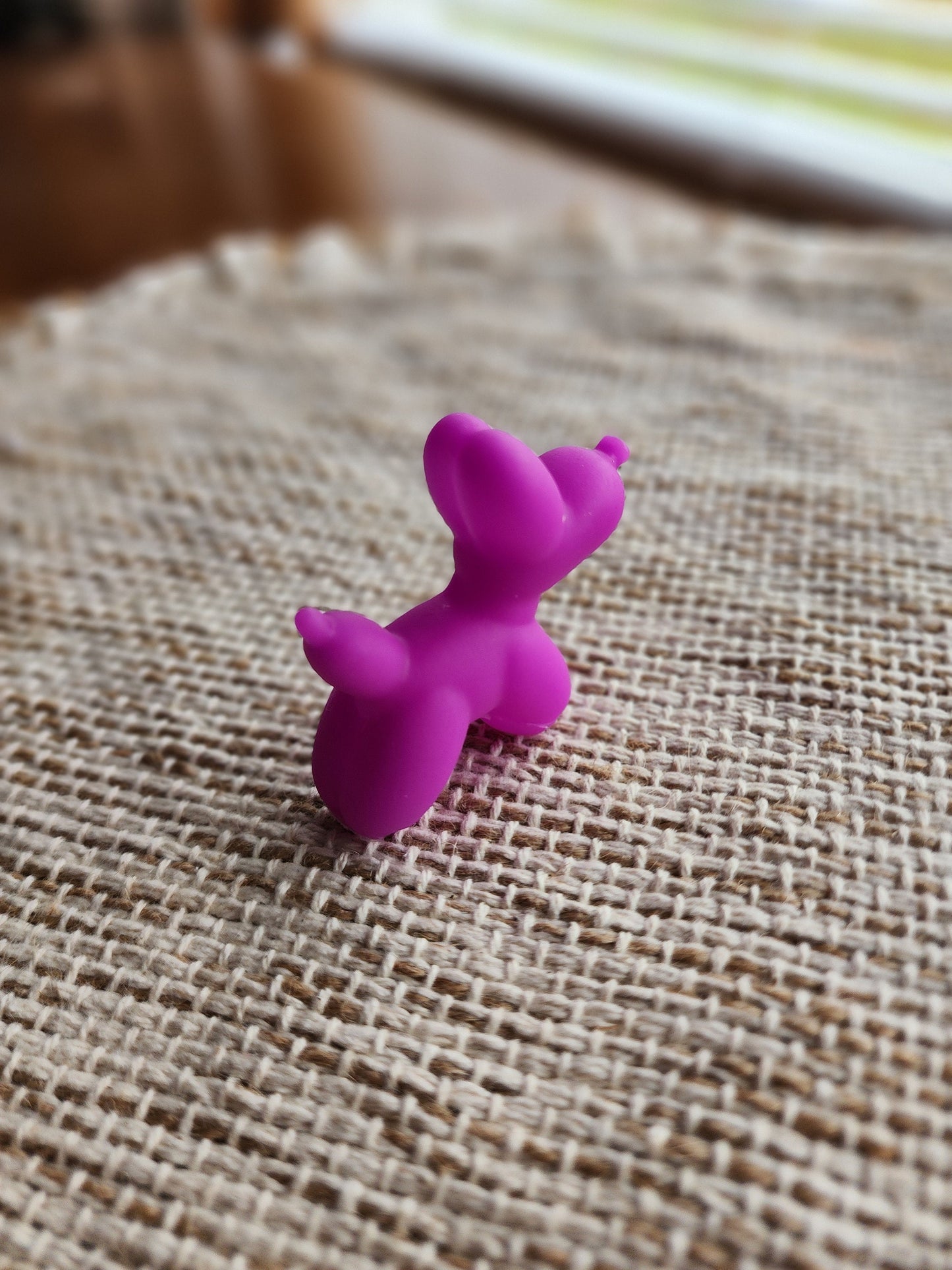 Balloon Dog Cute Rubber Balloon Dog Themed Purple Rubber Dog Dogs Rubber Duck Ducks - Purple - Individual