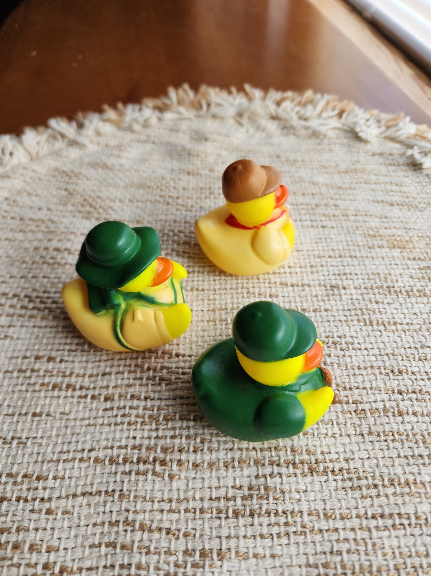 Camping Rubber Ducks | Cute Novelty Gift | Hiking Lover | Gift for Friend | Office Desk Toy | Individual Item | Pack of 3