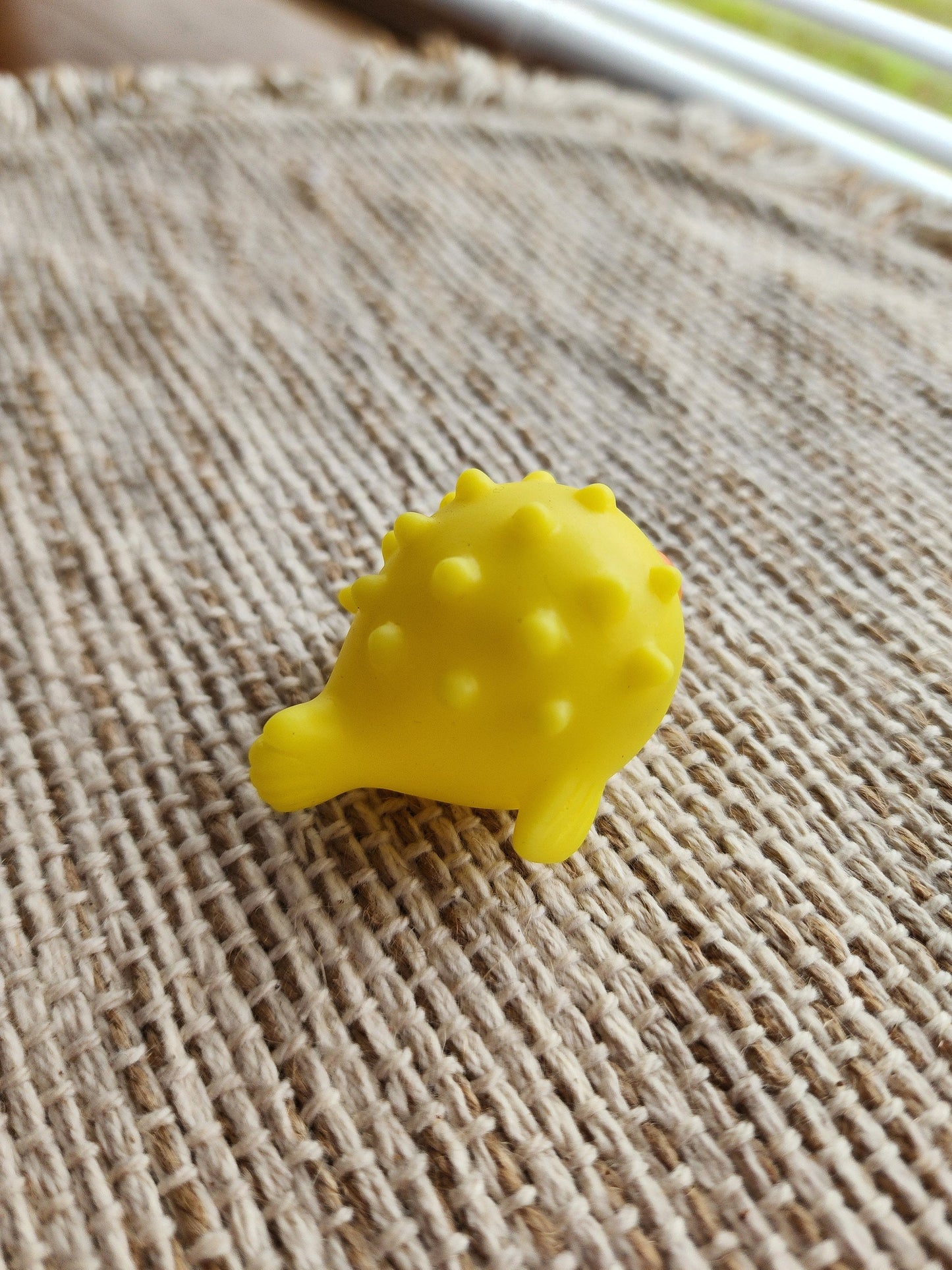 Pufferfish Sea Ocean Animal Themed Yellow Rubber Figure Rubber Animal Animals Rubber Duck Ducks - Yellow Black - Individual