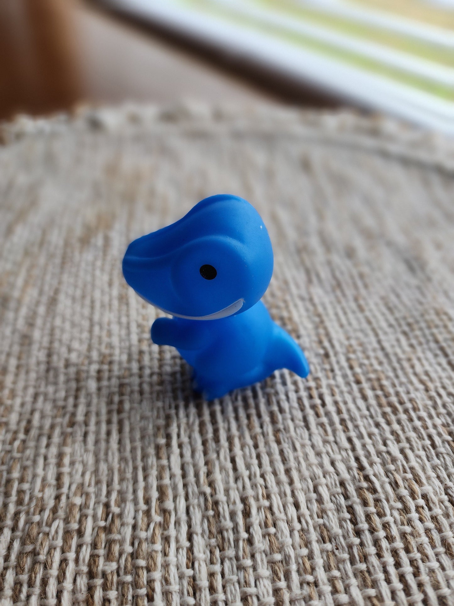 T-Rex Dinosaur Themed Blue Rubber Figure Rubber Animal Animals Rubber Duck Ducks - Blue White Black - Individual