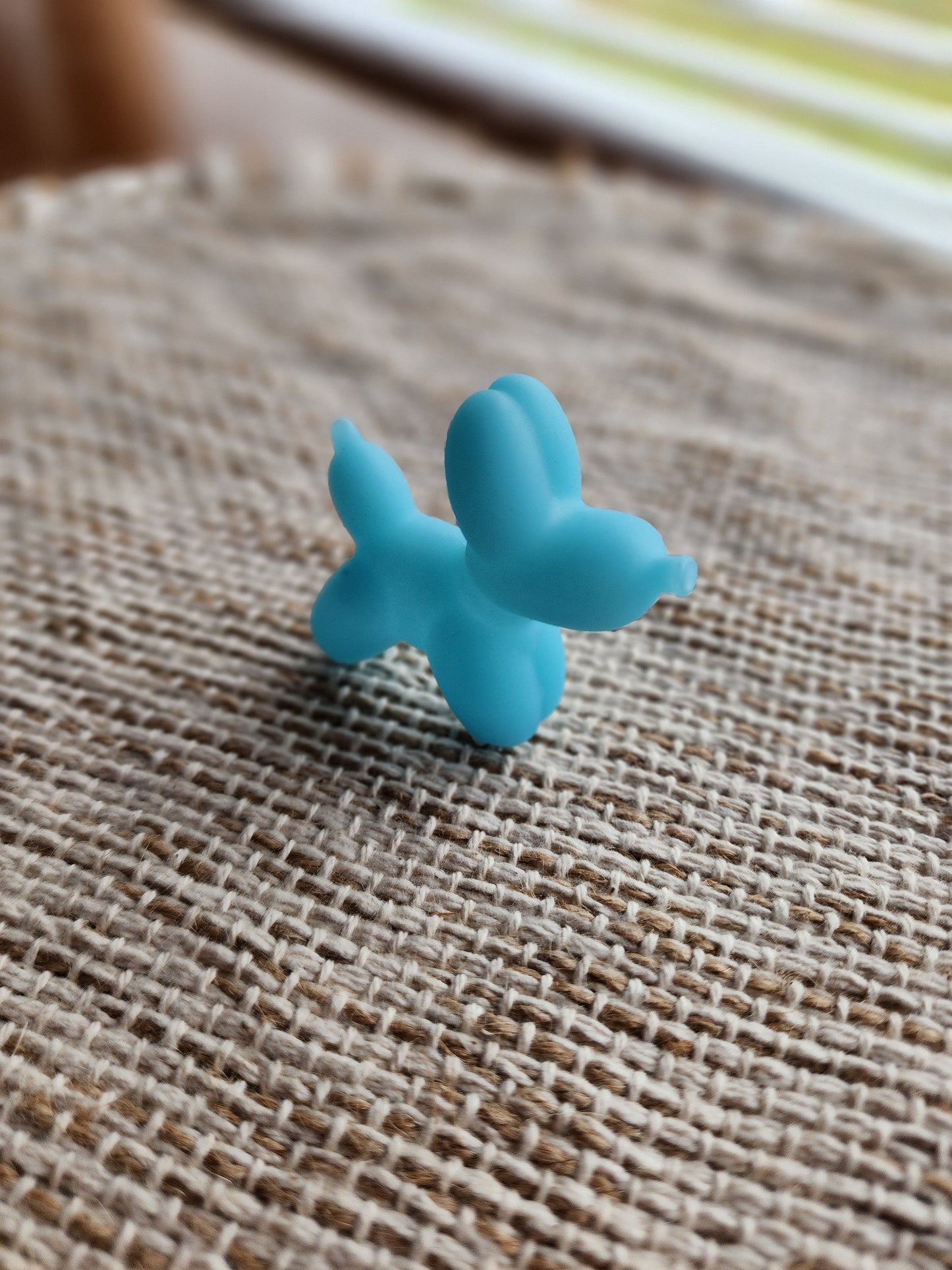 Balloon Dog Cute Rubber Balloon Dog Themed Blue Rubber Dog Dogs Rubber Duck Ducks - Blue - Individual