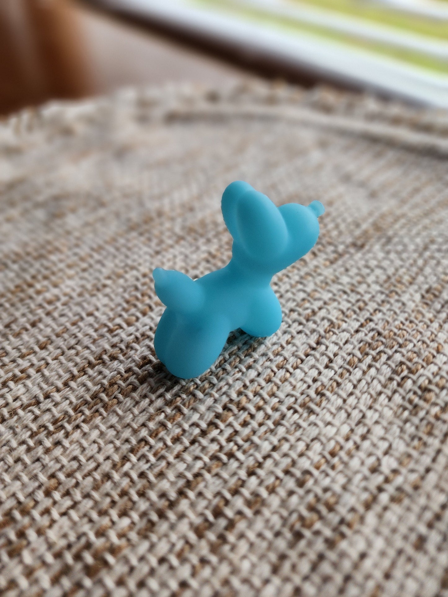 Balloon Dog Cute Rubber Balloon Dog Themed Blue Rubber Dog Dogs Rubber Duck Ducks - Blue - Individual