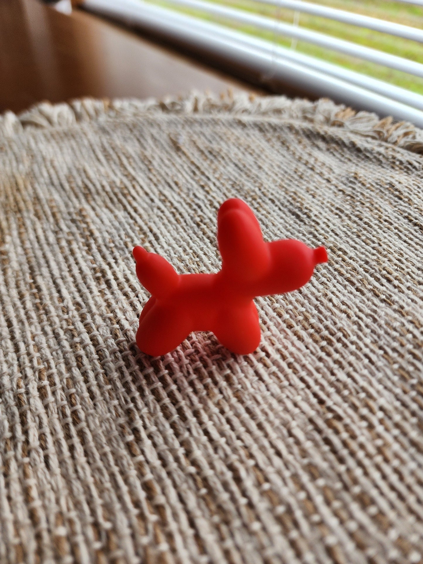 Balloon Dog Cute Rubber Balloon Dog Themed Red Rubber Dog Dogs Rubber Duck Ducks - Red - Individual