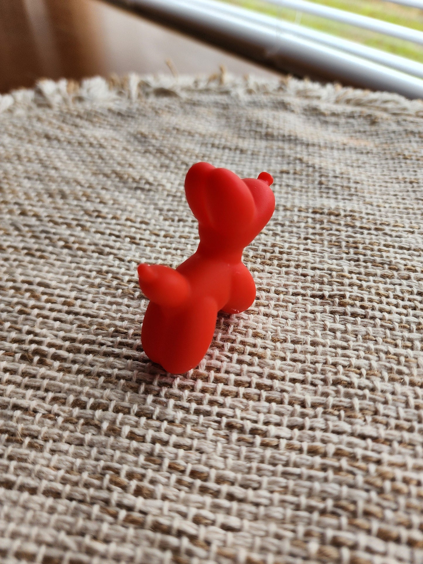 Balloon Dog Cute Rubber Balloon Dog Themed Red Rubber Dog Dogs Rubber Duck Ducks - Red - Individual