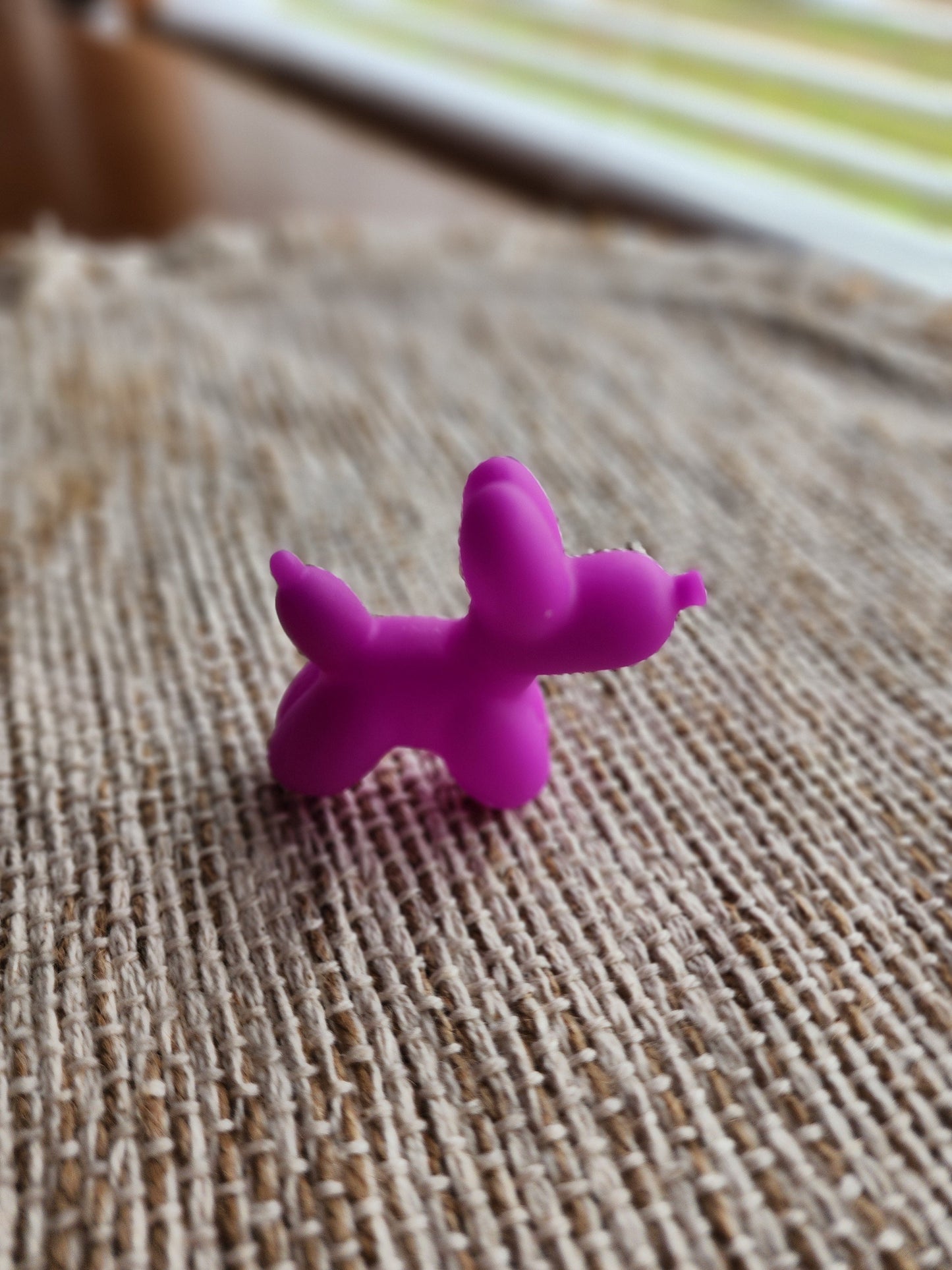 Balloon Dog Cute Rubber Balloon Dog Themed Purple Rubber Dog Dogs Rubber Duck Ducks - Purple - Individual