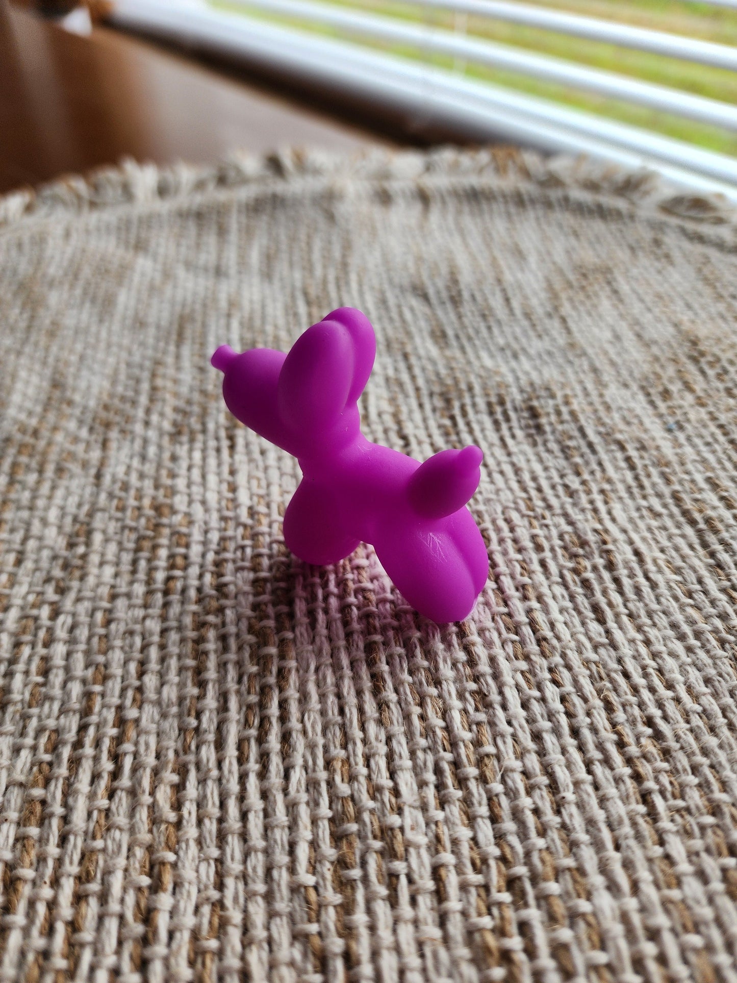 Balloon Dog Cute Rubber Balloon Dog Themed Purple Rubber Dog Dogs Rubber Duck Ducks - Purple - Individual