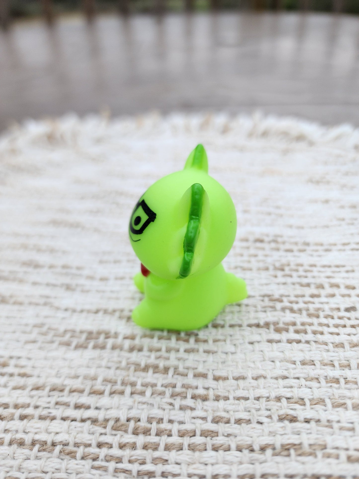 Nerdy Axolotl Themed Green Rubber Figure Rubber Animal Animals Rubber Duck Ducks - Green Black Red - Individual