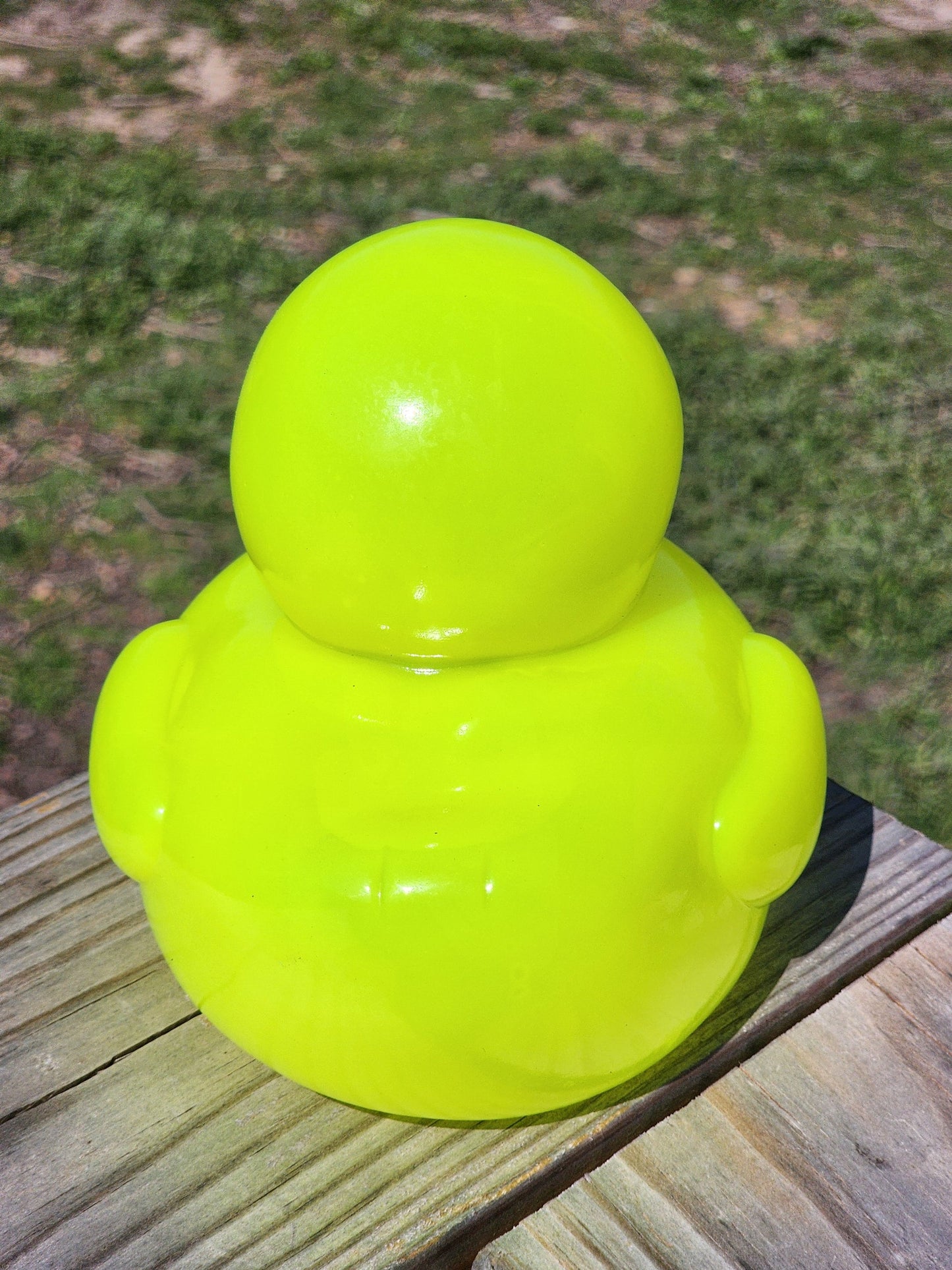 Large Neon Fluorescent Themed Yellow Rubber Duck Ducks Friend Gift Duck Lover Gift Office Desk Toy - Yellow Neon Black - Individuals