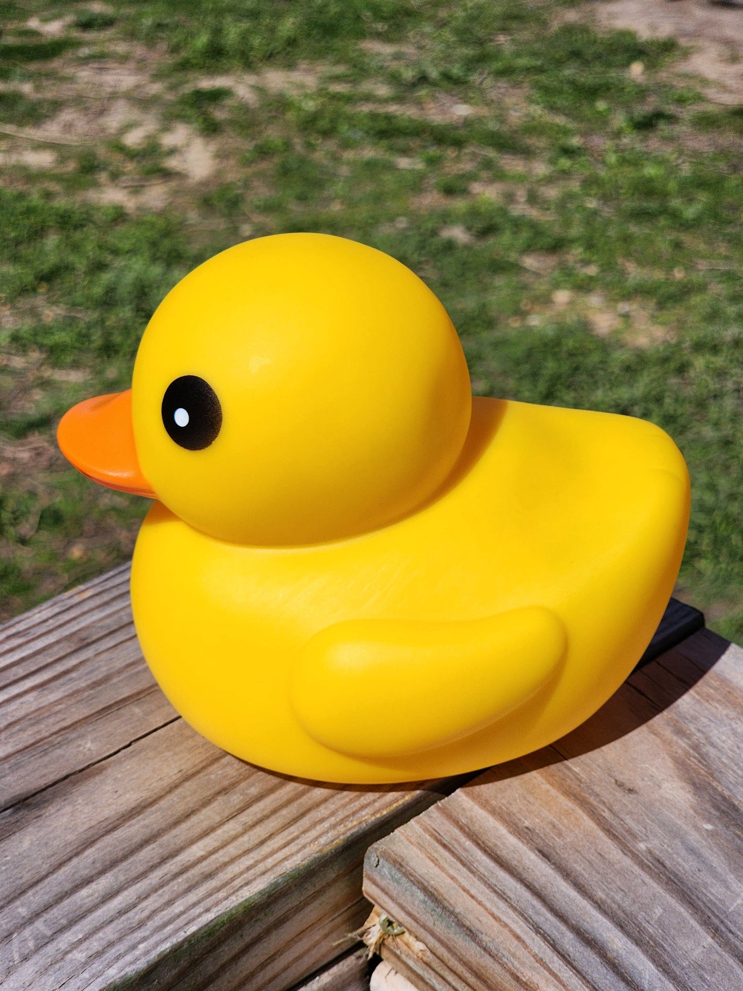 Large Matte Color Themed Yellow Rubber Duck Ducks Friend Gift Duck Lover Gift Office Desk Toy - Yellow Orange Black - Individuals