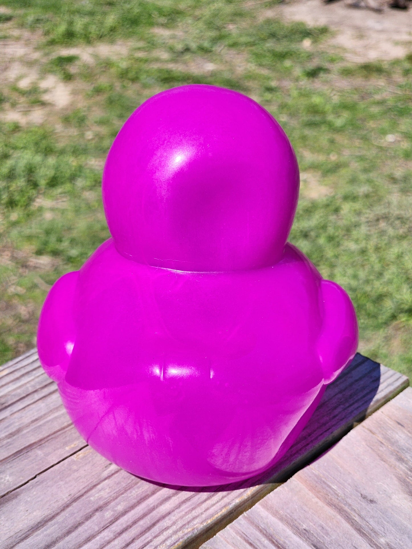 Large Neon Fluorescent Themed Purple Rubber Duck Ducks Friend Gift Duck Lover Gift Office Desk Toy - Purple Neon Black - Individuals