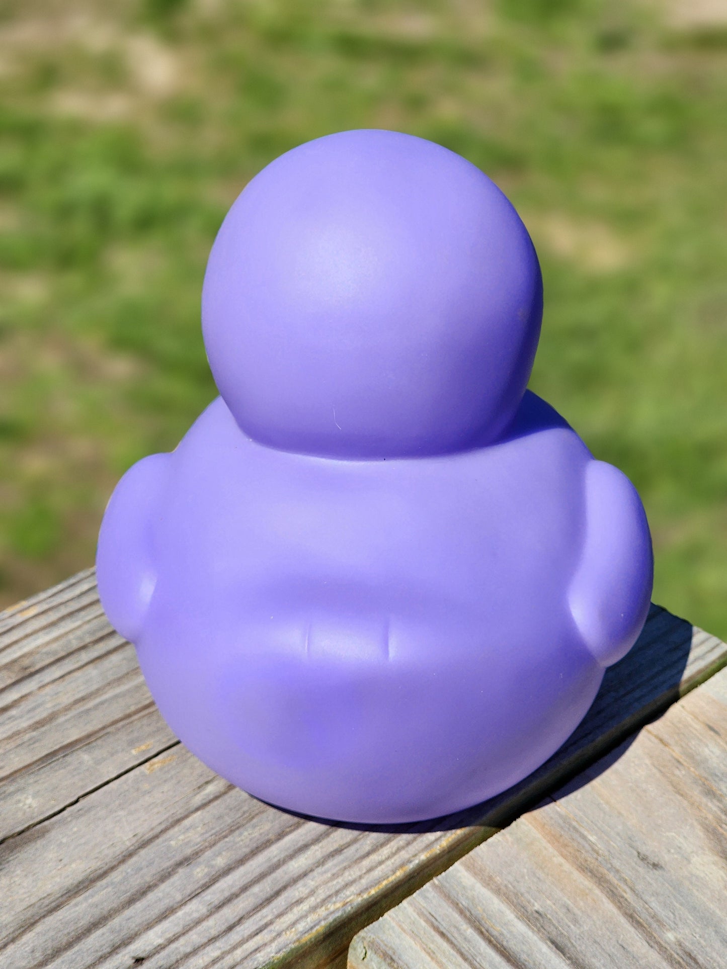 Large Matte Color Themed Purple Rubber Duck Ducks Friend Gift Duck Lover Gift Office Desk Toy - Purple Orange Black - Individuals