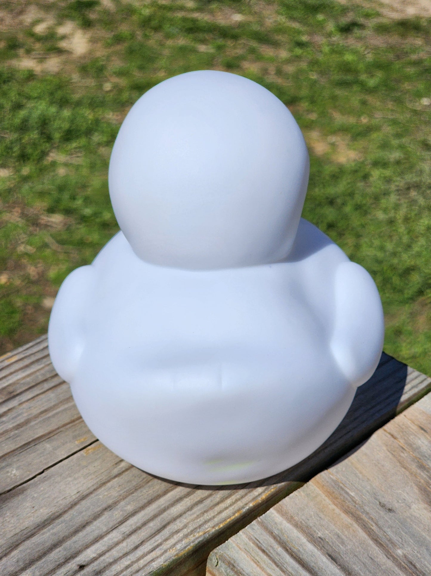 Large Matte Color Themed White Rubber Duck Ducks Friend Gift Duck Lover Gift Office Desk Toy - White Orange Black - Individuals