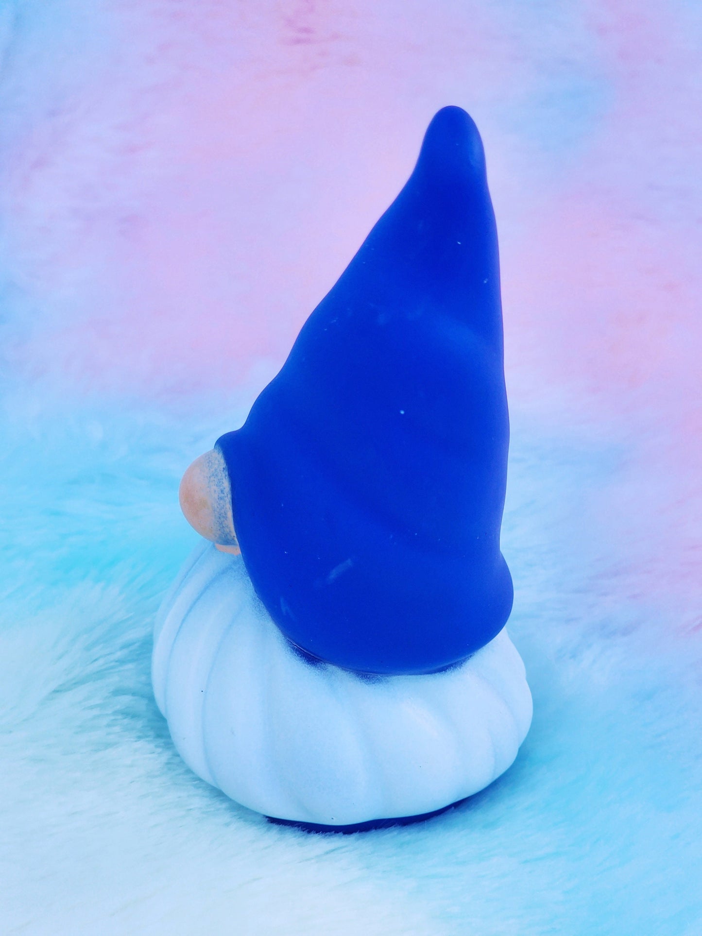 Deep Blue Garden Gnome | Cute Novelty Gift | Springtime | Gift for Garden Lover | Office Desk Toy | Cute Gnome Gift | Individual Item