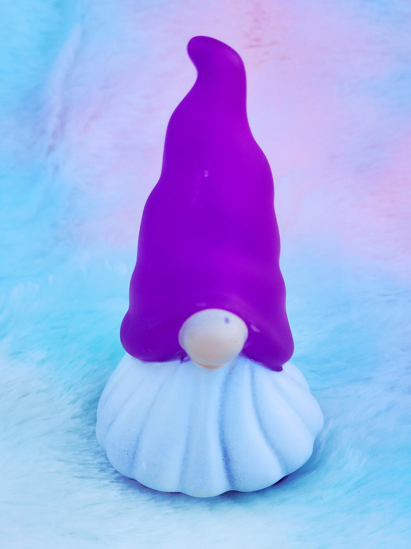 Purple Garden Gnome | Cute Novelty Gift | Springtime | Gift for Garden Lover | Office Desk Toy | Cute Gnome Gift | Individual Item