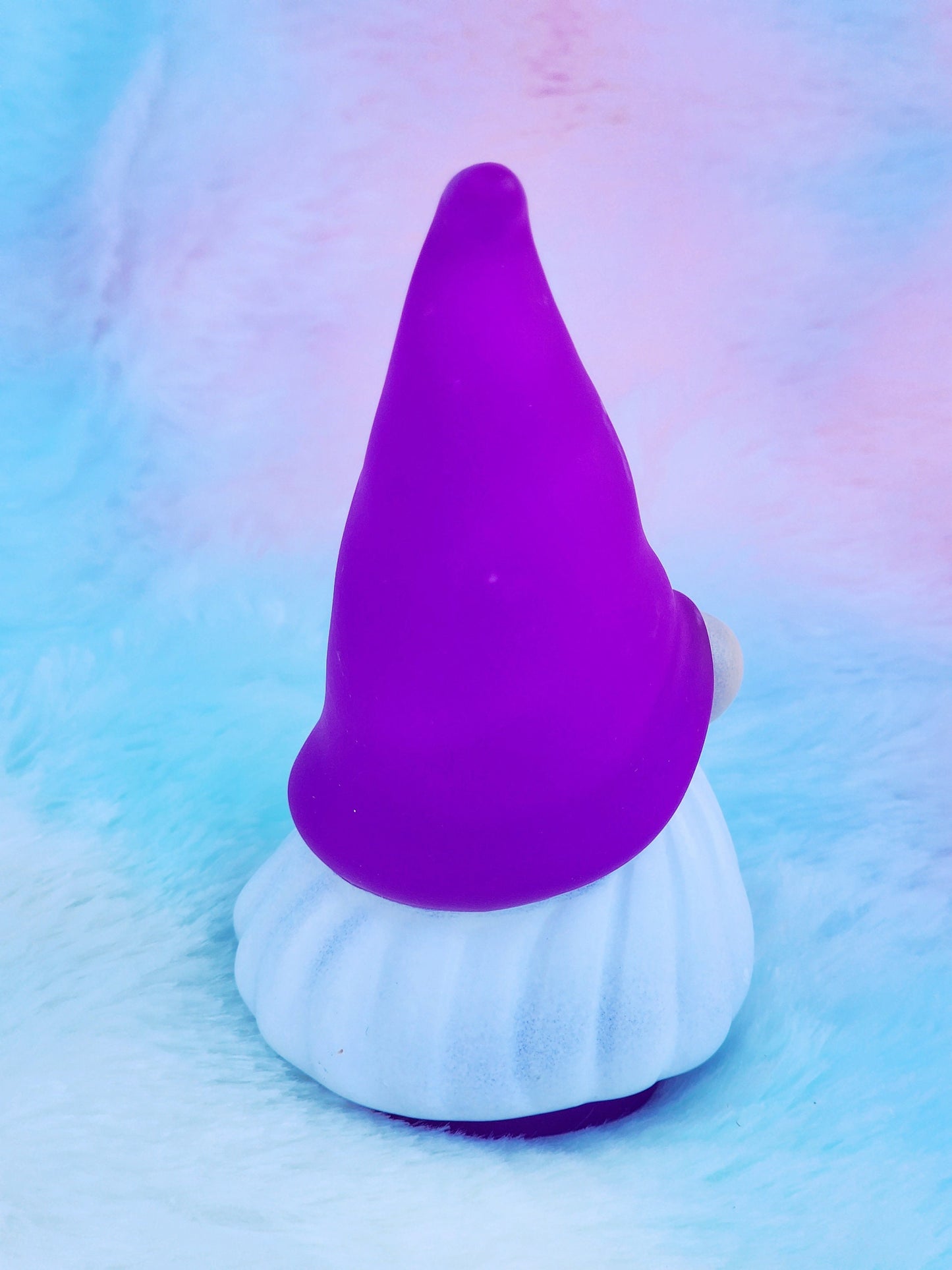 Purple Garden Gnome | Cute Novelty Gift | Springtime | Gift for Garden Lover | Office Desk Toy | Cute Gnome Gift | Individual Item