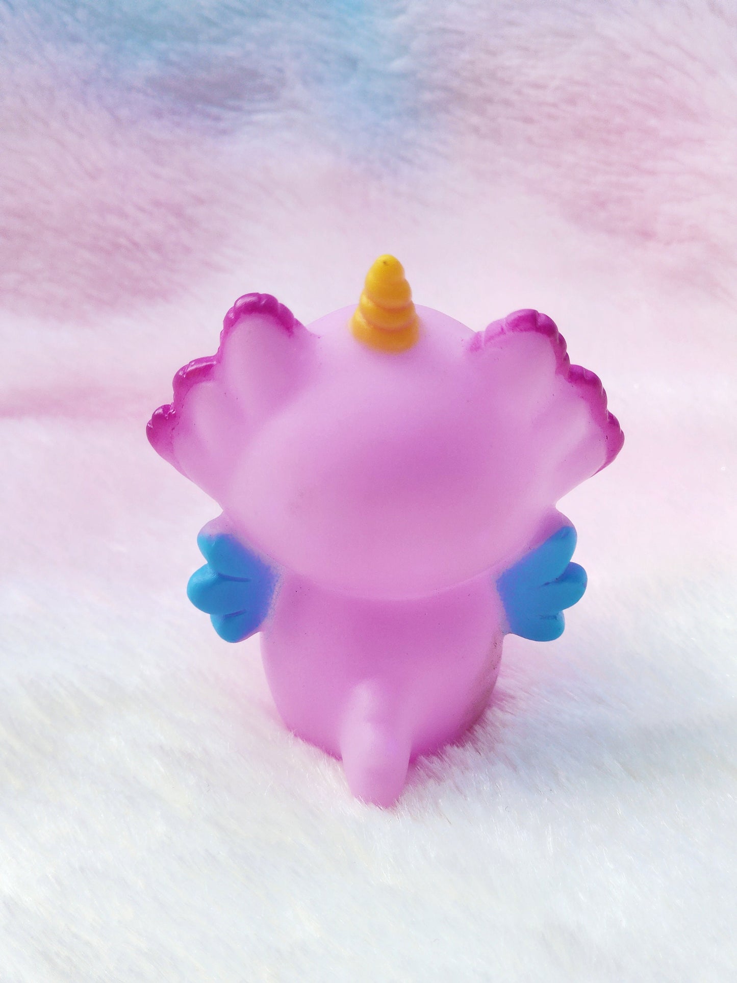 Mythical Axolotl Themed Purple Rubber Figure Rubber Animal Animals Rubber Duck Ducks - Purple Blue Brown  - Individual