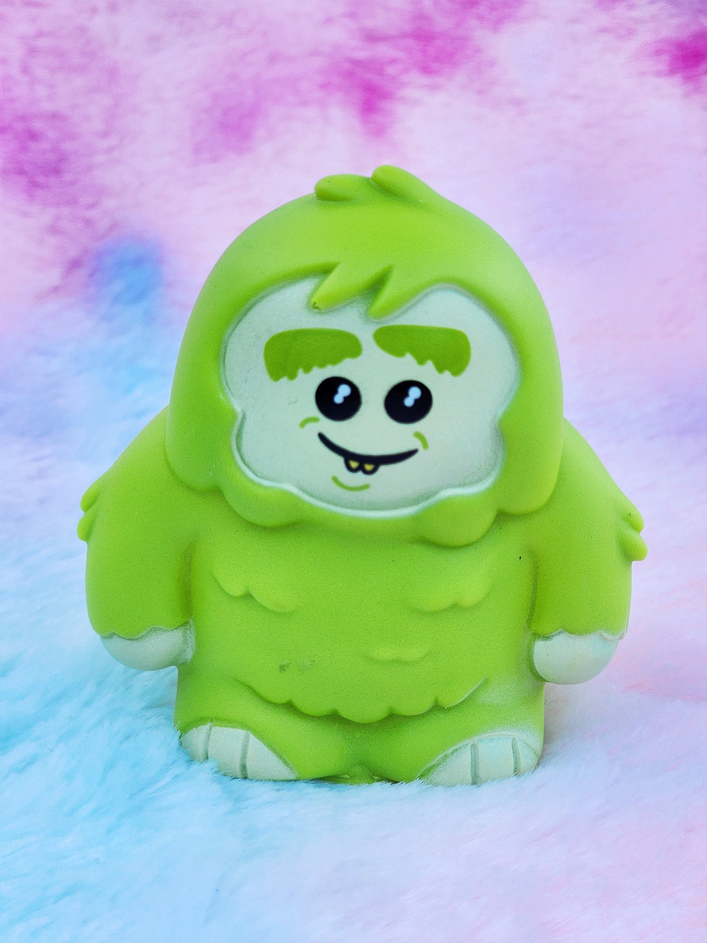 Cute Green Bigfoot | Cute Novelty Gift | Outdoor Lover | Bigfoot Lover | Office Desk Toy | Gift for Mountain Lover | Individual Item