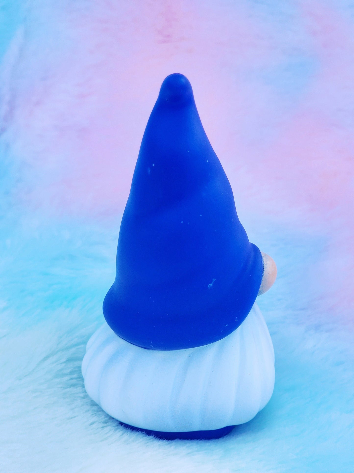 Deep Blue Garden Gnome | Cute Novelty Gift | Springtime | Gift for Garden Lover | Office Desk Toy | Cute Gnome Gift | Individual Item