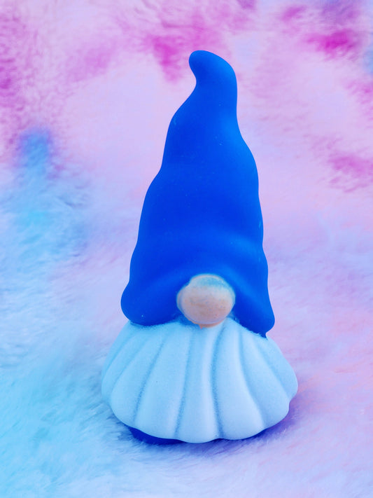 Sky Blue Garden Gnome | Cute Novelty Gift | Springtime | Gift for Garden Lover | Office Desk Toy | Cute Gnome Gift | Individual Item