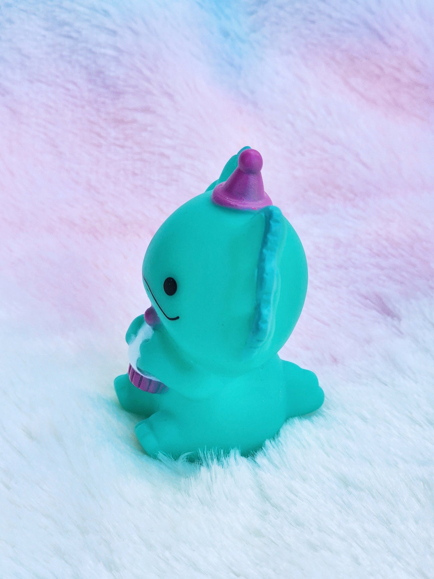 Birthday Axolotl Themed Blue Rubber Figure Rubber Animal Animals Rubber Duck Ducks - Blue Purple White - Individual