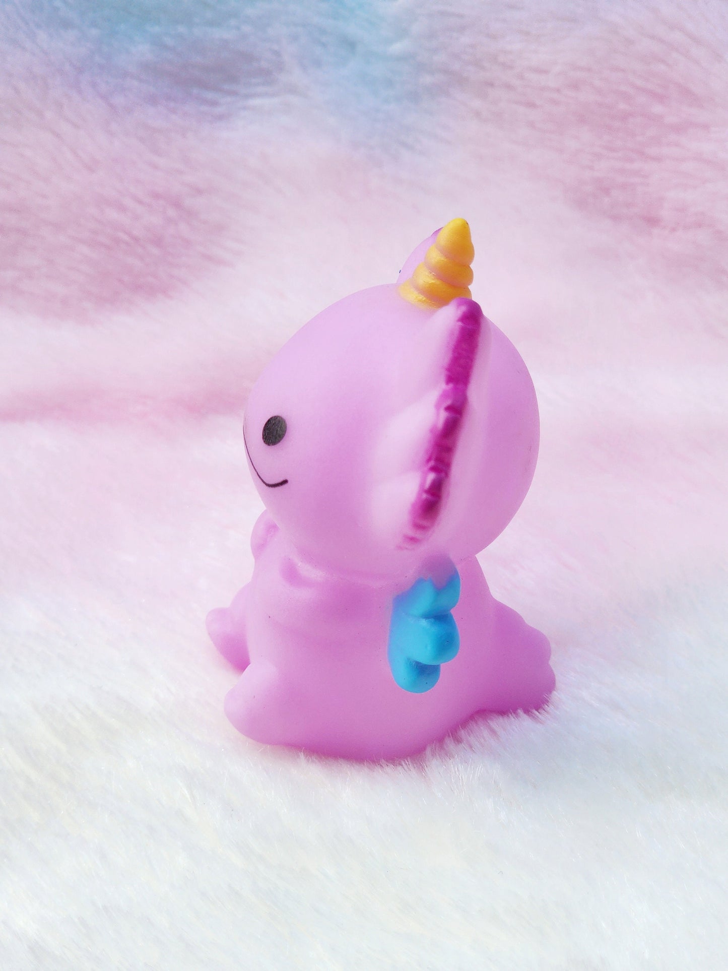 Mythical Axolotl Themed Purple Rubber Figure Rubber Animal Animals Rubber Duck Ducks - Purple Blue Brown  - Individual