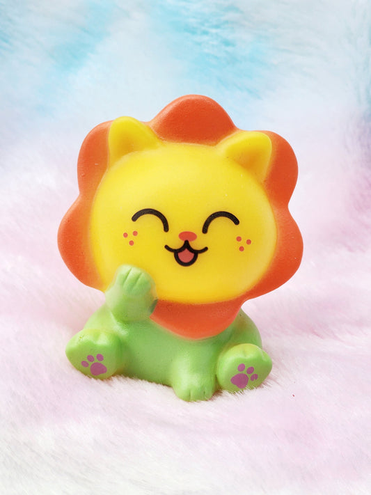 Flower Cat Kitty Themed Yellow Rubber Figure Figures Rubber Animal Animals Rubber Duck Ducks - Orange Yellow Green - Individual