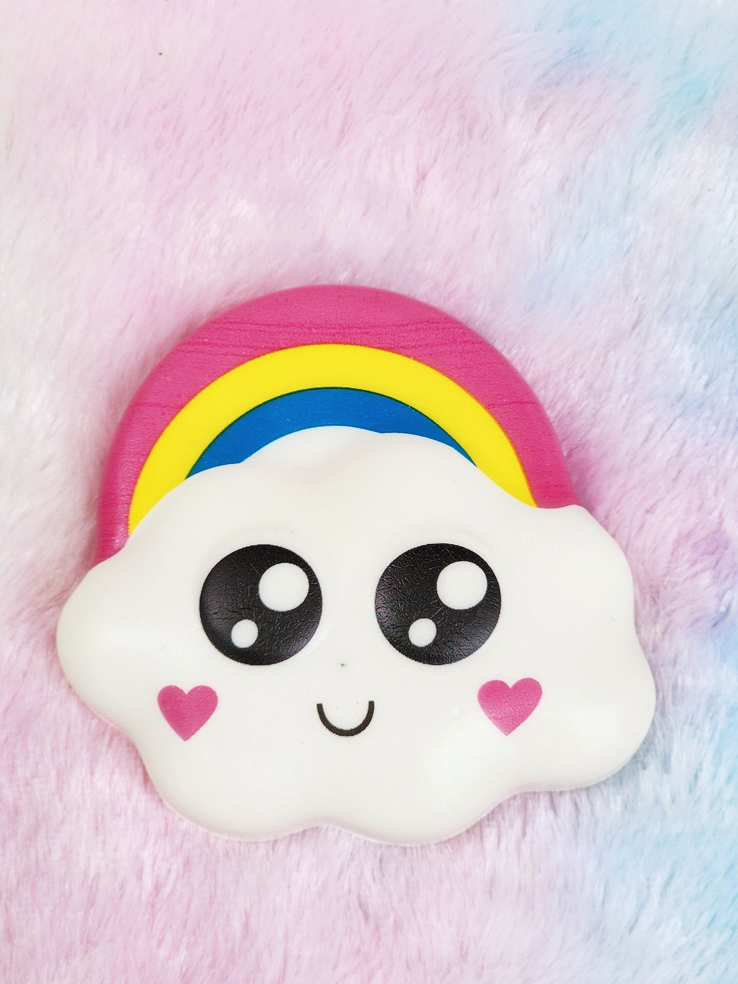 Jumbo Rainbow Cloud Squish Sticker Rainbow Gift Cloud Gift Squishy Cloud Sticker - Colorful Rainbow - Individual