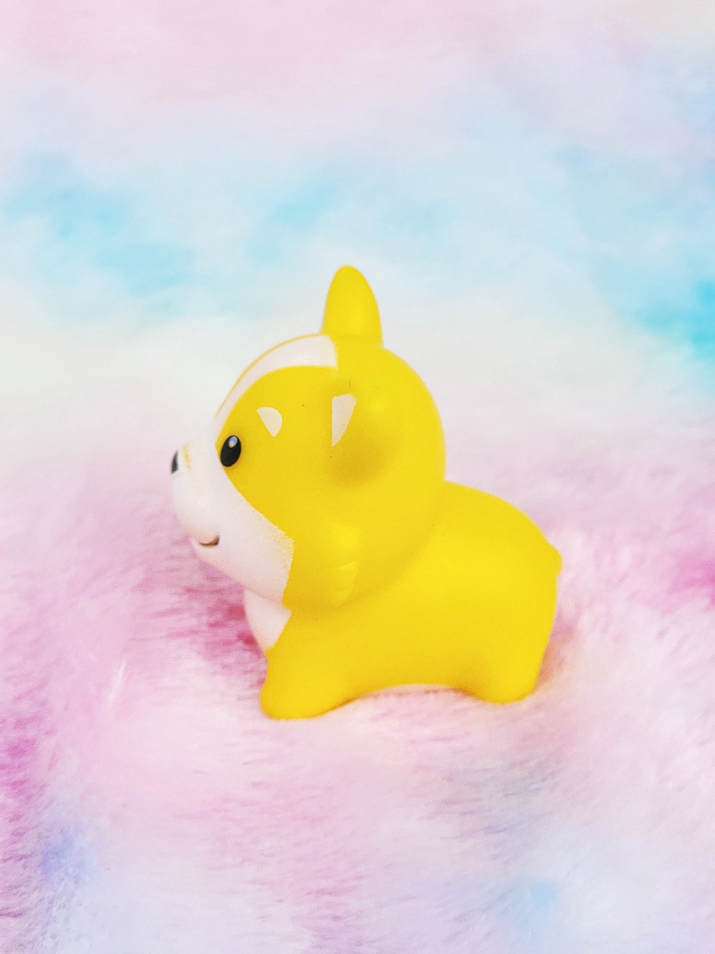 Corgi Dog Pet Animal Themed Yellow Rubber Figure Rubber Animal Animals Rubber Duck Ducks - Yellow Black White - Individual