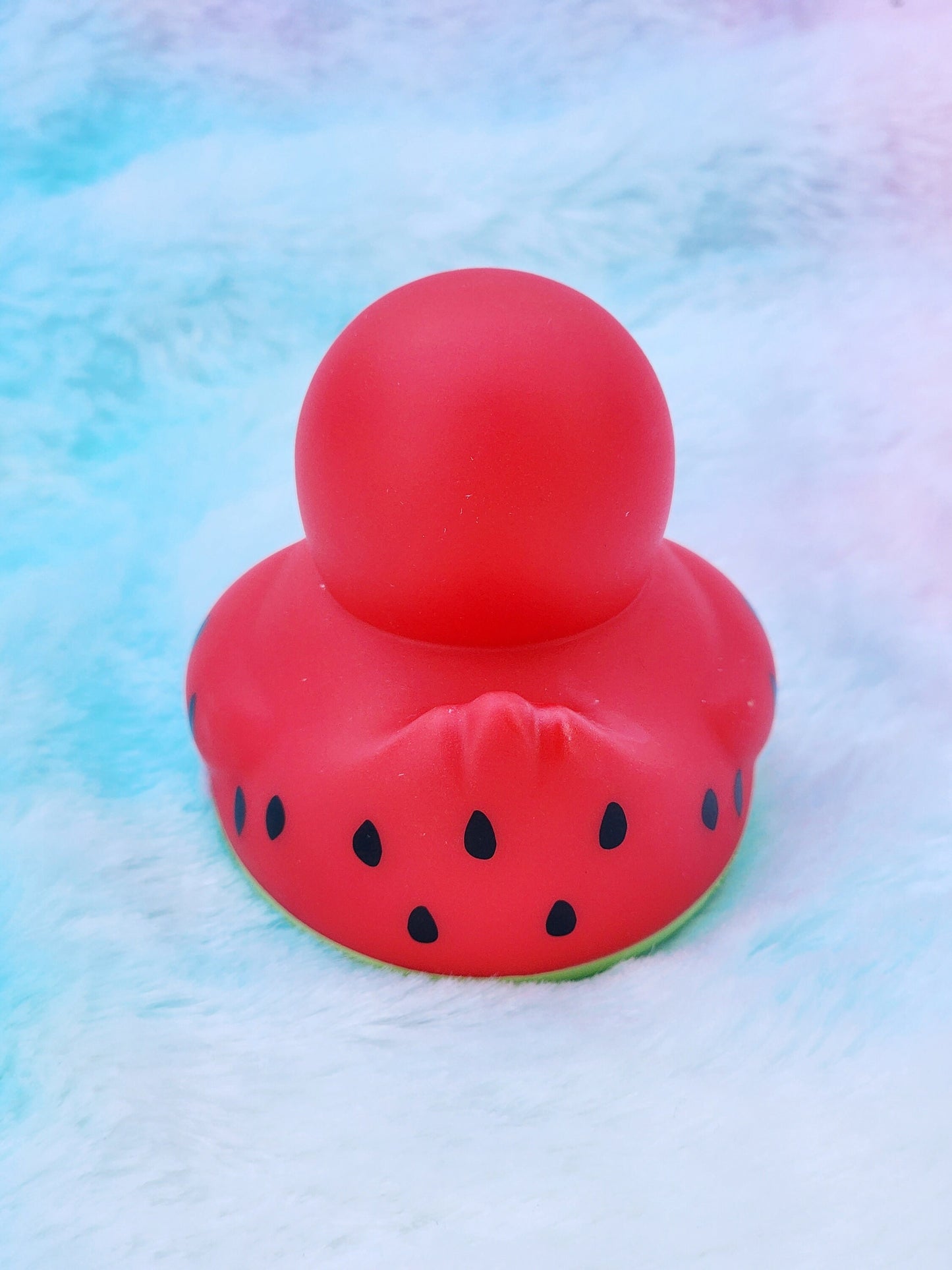 Strawberry Rubber Duck | Cute Novelty Gift | Summer Lover | Gift for Friend | Office Desk Toy | Colorful | Individual Item