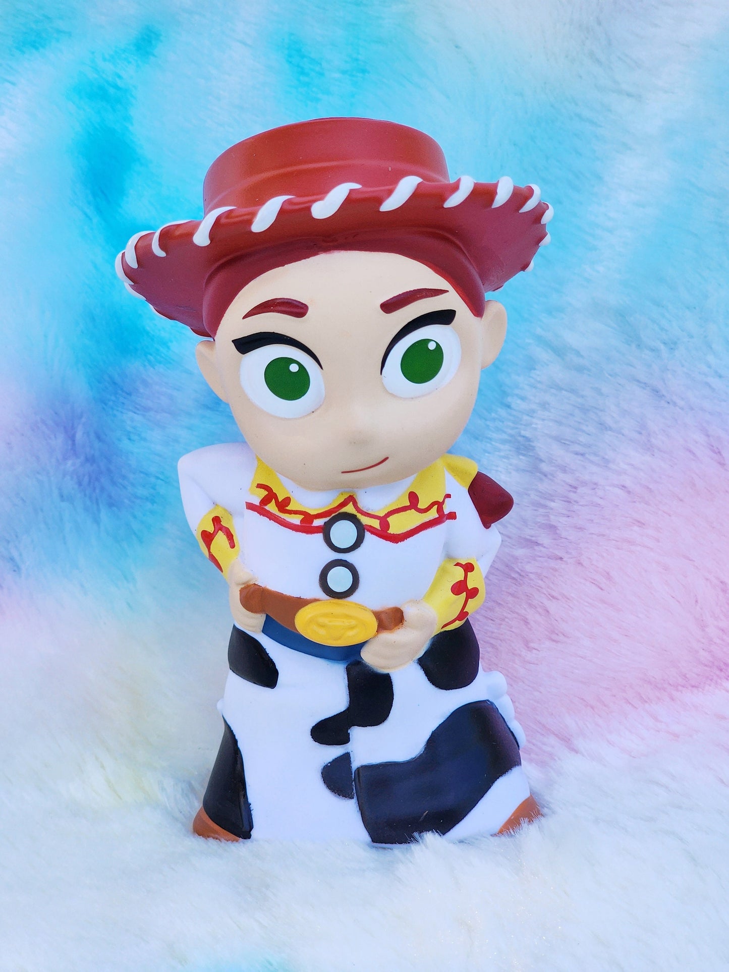 Large Jessie Toy Story Rubber Figure | Disney Lover | Toy Story Gift | Office Desk Toy | Jessie Cowgirl | Individual Item