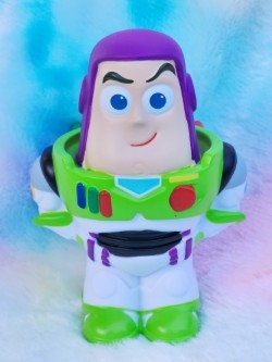 Large Buzz Lightyear Toy Story Rubber Figure | Disney Lover | Toy Story Gift | Office Desk Toy | Buzz Lightyear | Individual Item