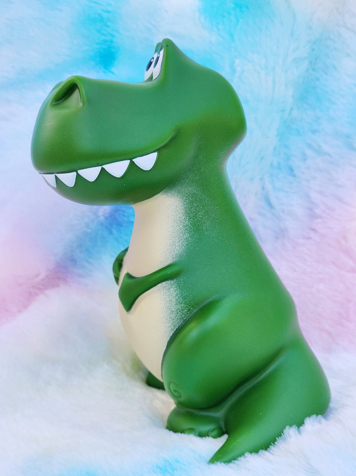 Large Rex Toy Story Rubber Figure | Disney Lover | Toy Story Gift | Office Desk Toy | Dinosaur Rex | Individual Item