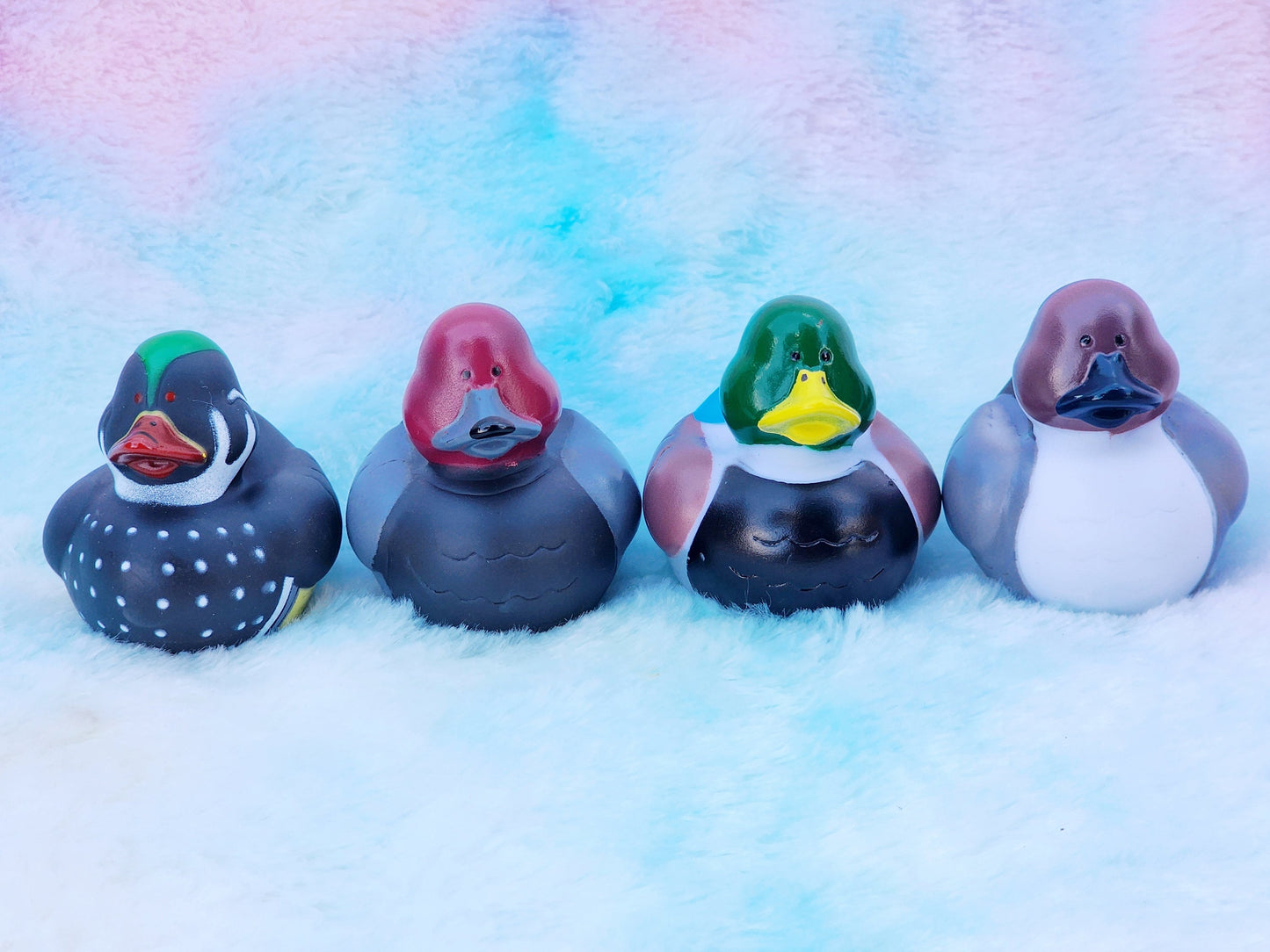 Decoy Rubber Ducks | Cute Novelty Gift | Duck Hunter Gift | Gift for Friend | Office Desk Toy | Individual Item | Pack of 4