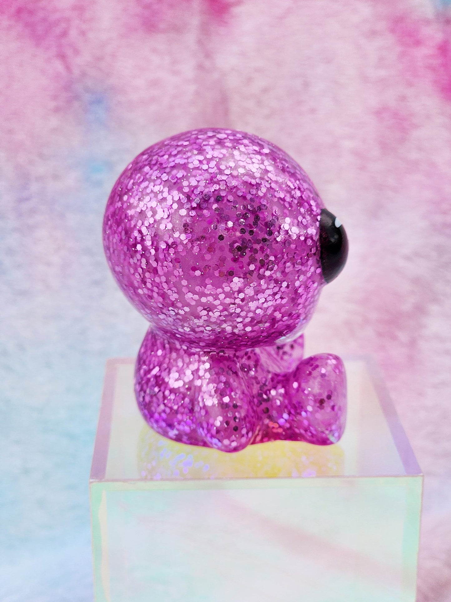 Purple Glitter Alien | Cute Novelty Gifts | Alien Lover | Office Desk Toy | Extraterrestrial Lover | Gift for Friend | Individual