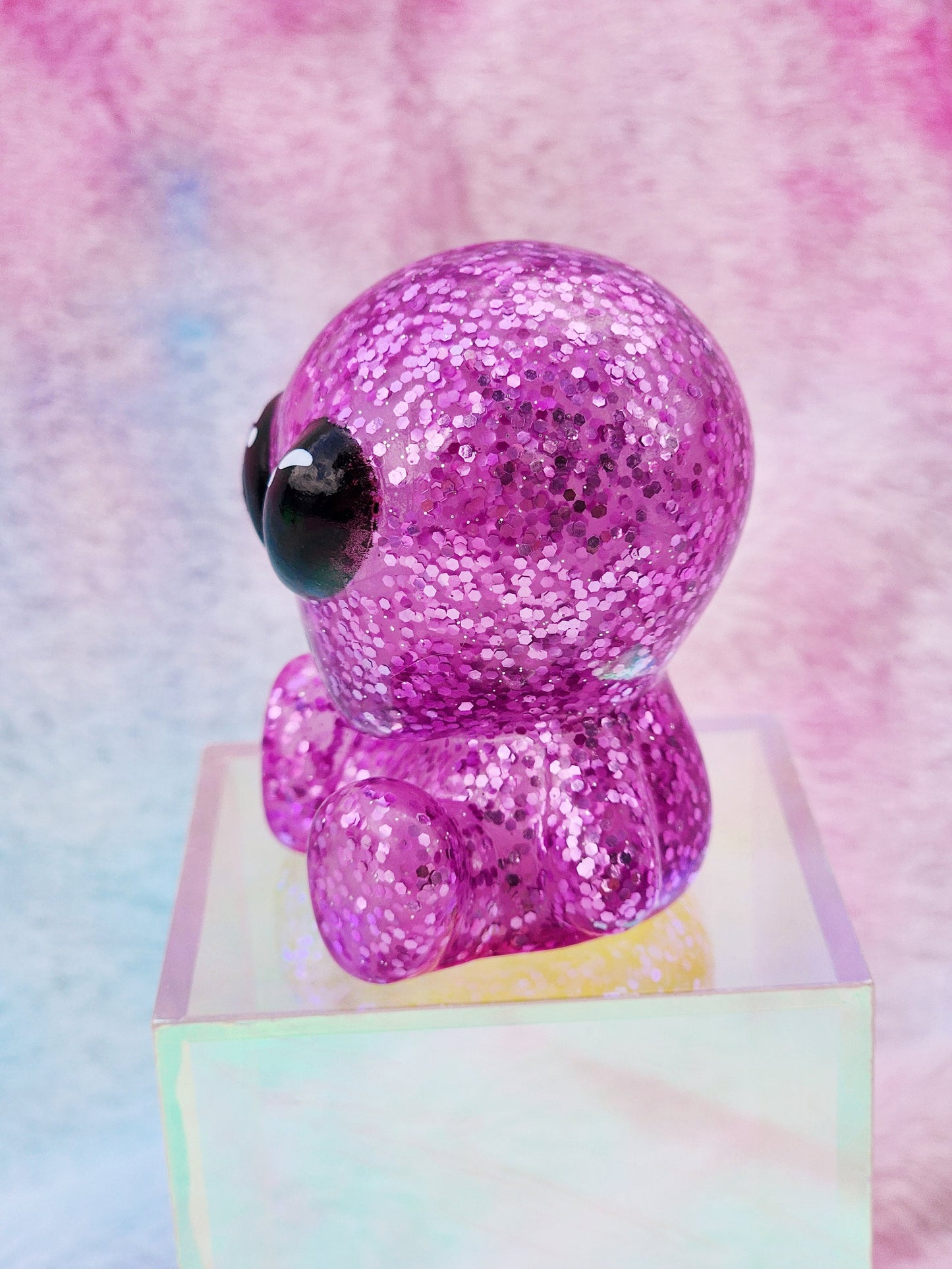 Purple Glitter Alien | Cute Novelty Gifts | Alien Lover | Office Desk Toy | Extraterrestrial Lover | Gift for Friend | Individual